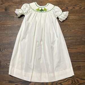 Smocked Christmas dress